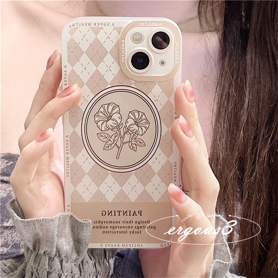 Ốp Điện Thoại Mềm In Hình Hoa Tulip Cho iPhone 14 13 12 11 Pro Max SE2020 X XR Xs Max 7 8 6 6s Plus