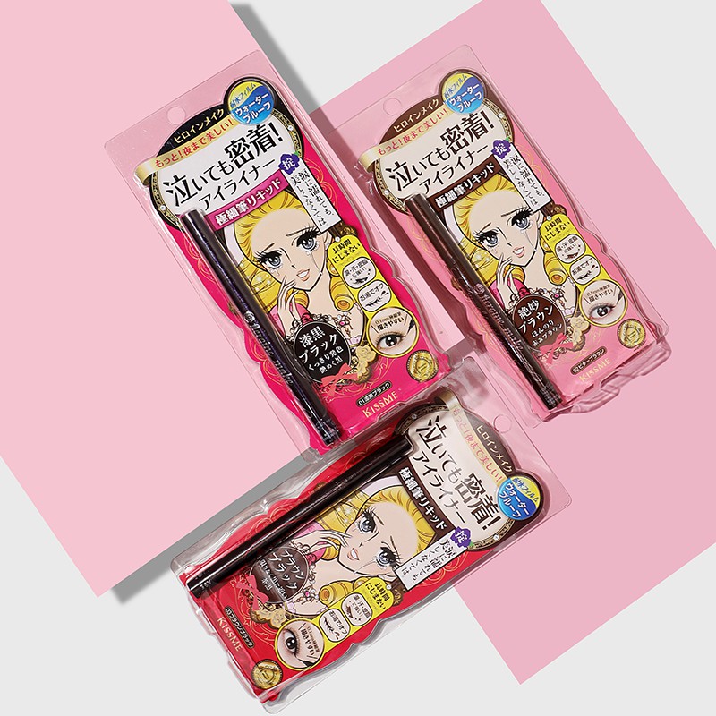 Bút Kẻ Mắt Dạng Lỏng Kiss Me Chống Thấm Nước