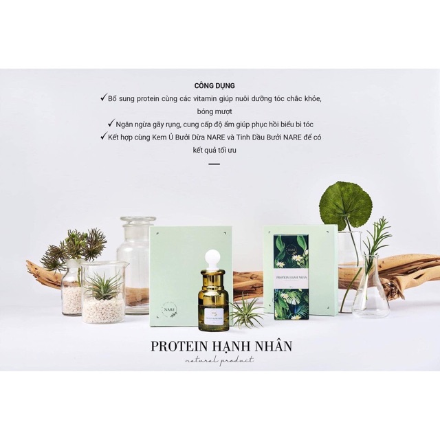 Protein Hạnh Nhân NARE Bổ Sung Các Dưỡng Chất Cho Tóc 30ml | BigBuy360 - bigbuy360.vn