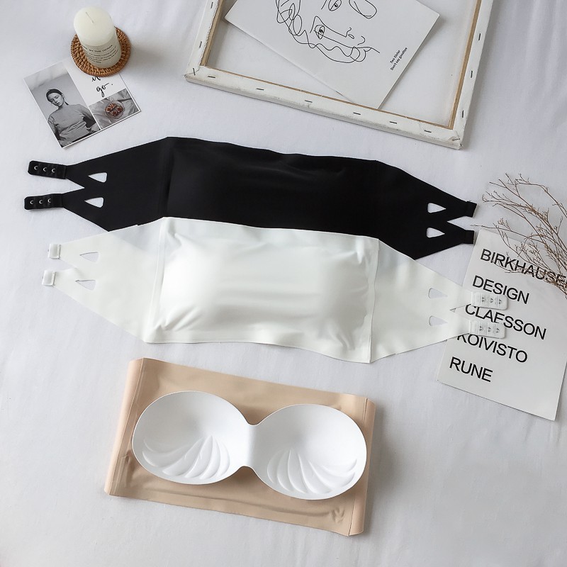 ÁO LÓT không dây/ Áo BRA QUÂY NGANG FREESIZE THUN LẠNH CÓ MÚT THÔNG HƠI CHỐNG TỤT FREESIZE 6689