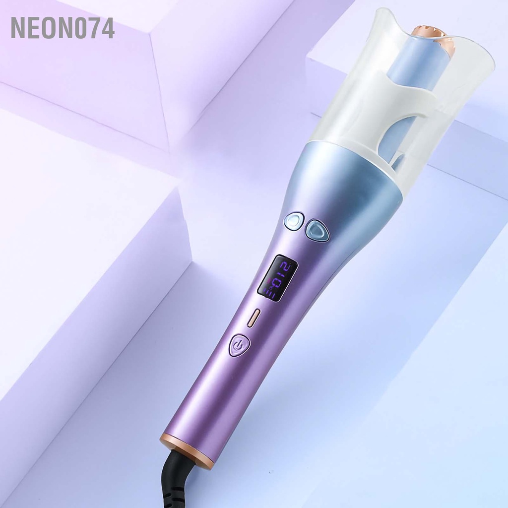 Neon074  Máy uốn tóc tự động xoay 360 độ làm xoăn tóc Đũa uốn tóc tự động Máy thùng quay lớn Điều khiển nhiệt độ thông minh Công cụ tạo kiểu chuyên nghiệp