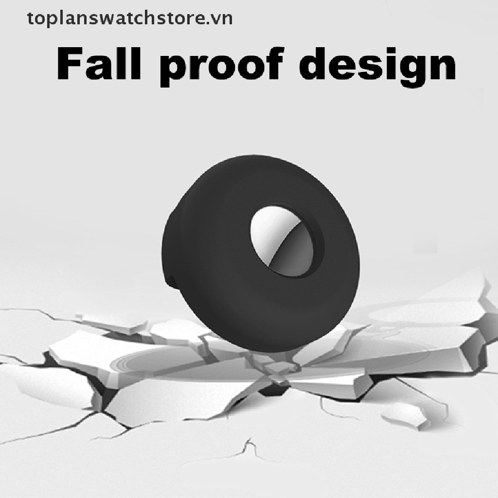 Kẹp Gắn Cổ Áo Chống Thất Lạc Bằng Silicon Cho Apple Chó Mèo