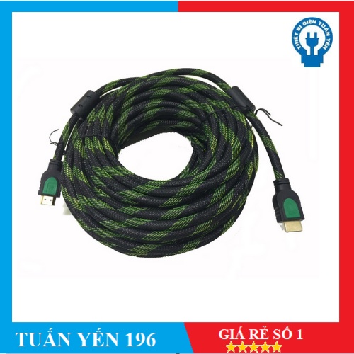 Dây Cáp HDMI  king-master  tròn loại tốt  20m/15m/10m chuẩn hình ảnh 2k, 3D, Ultra HD