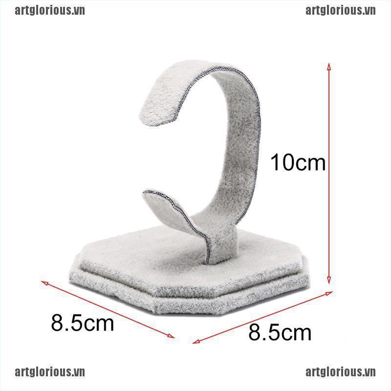 1 Giá Trưng Bày Đồng Hồ / Vòng Tay Loại c Bằng Nhung