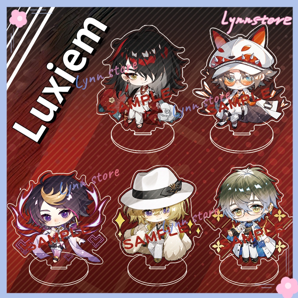 Luxiem Mô Hình Nhân Vật Anime Bằng Acrylic Đứng Được Ike Eveland Mysta Rias Vox Akuma Luca Kaneshiro Shu Yamino