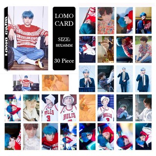 Lomo hình BTS - Suga mẫu ngẫu nhiên