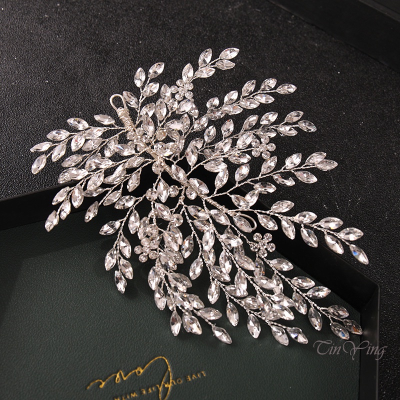 GETNOIVAS Băng Đô Cài Tóc Họa Tiết Lá Thời Trang Cho Nữ