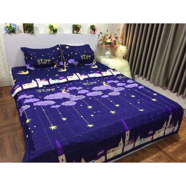 Sale sốc full bô chăn ga gối 5 món m6x2m