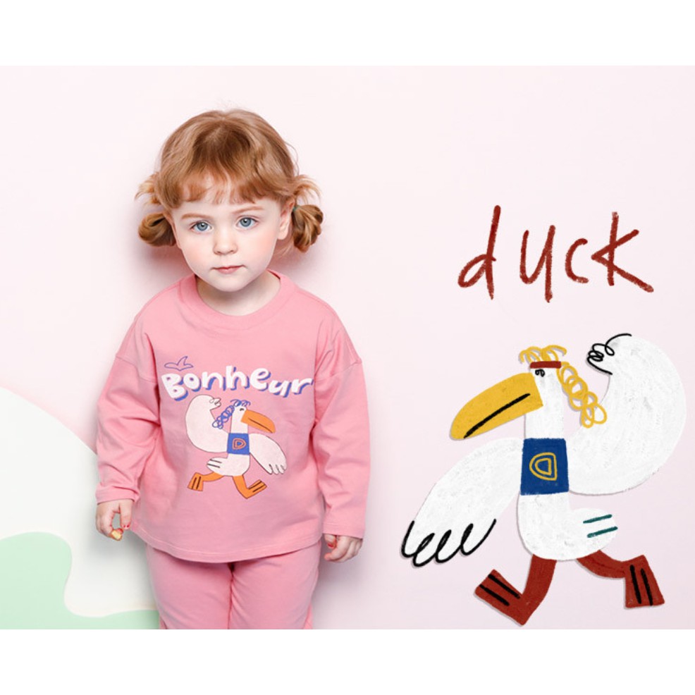 (90,100) Áo cotton dài tay maquin05 màu hồng chính hãng HQ
