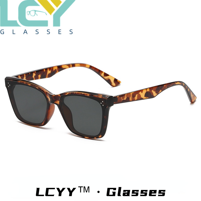 LCYY new Korean fashion trend small frame cat's eye sunglasses net red street glasses/142