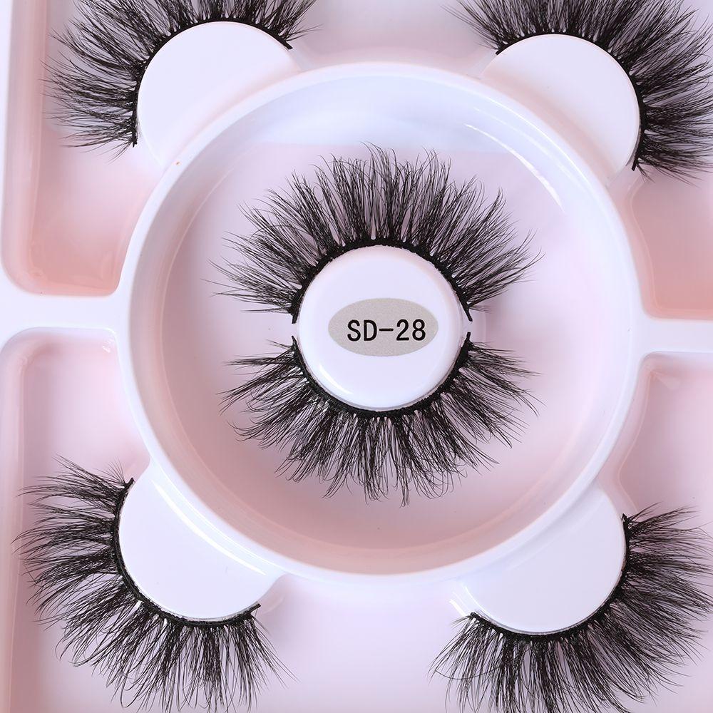 WATTLE Set 3 Cặp Lông Mi Giả SKONHED Nhiều Lớp Dày Dặn Mềm Mại