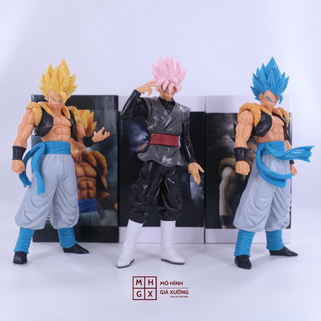 Mô hình Dragon Ball Songoku Black  Gogeta tóc xanh ,tóc vàng hàng siêu đẹp cao 32cm , figure mô hình 7 viên ngọc rồng