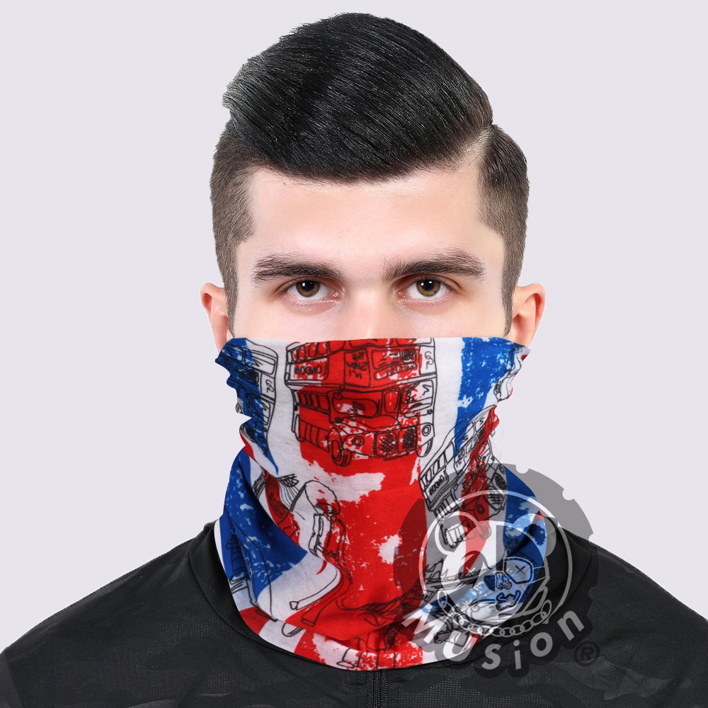 England National Flag Khăn Đa Năng Đi Phượt Chống UV Chống Bụi