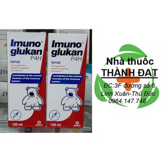 (chai 120ml) imunoglukan p4h tăng cường sức đề kháng cho trẻ imuno glukan