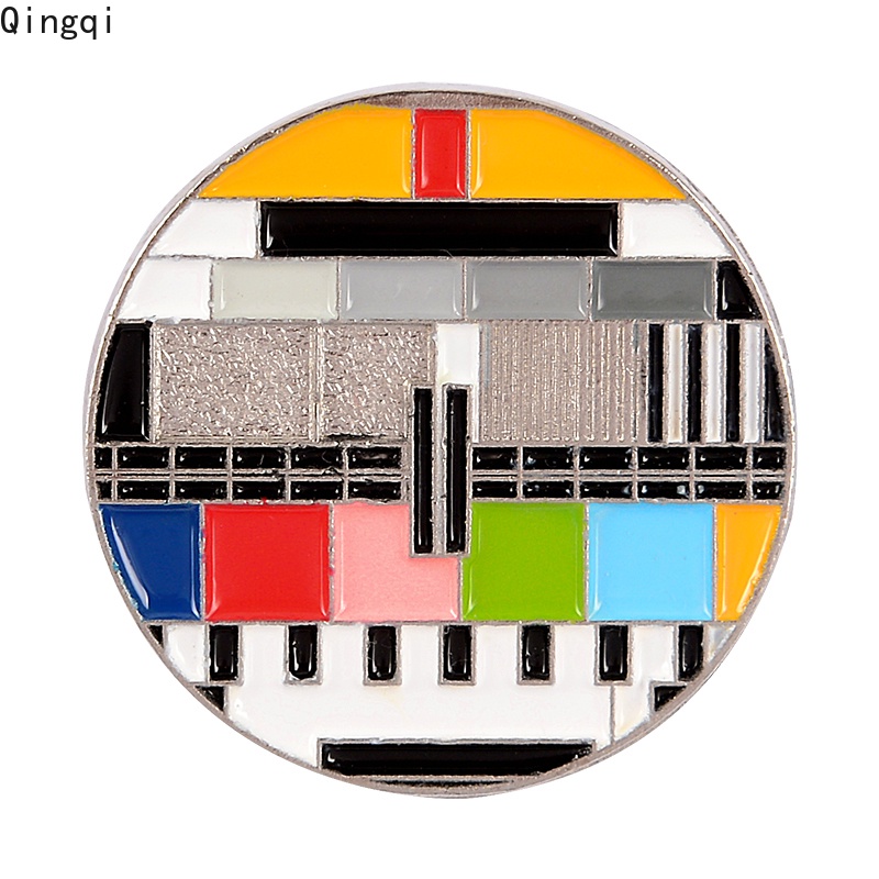 Ghim cài áo MISS ZOE/cổ áo/áo khoác denim tráng men hình TV cổ hoạt hình ngộ nghĩnh cho bạn bè