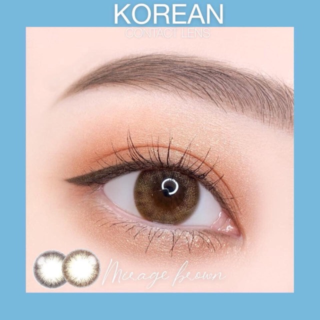 Kính áp tròng thái lan - mirage brown lens
