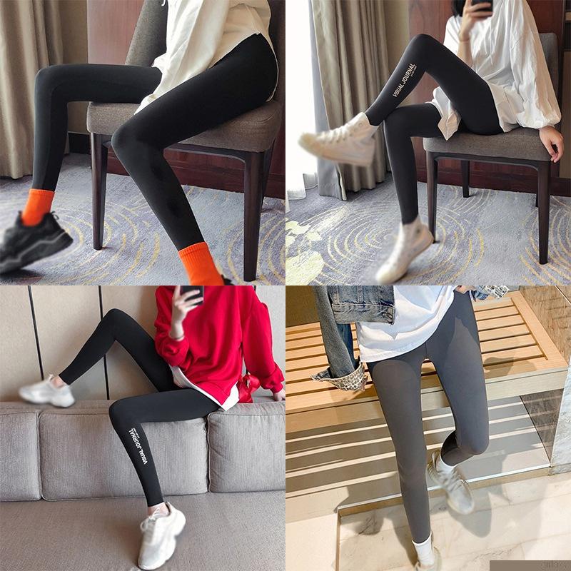 Quần legging tập yoga ôm dáng phong cách Hàn Quốc cho nữ
