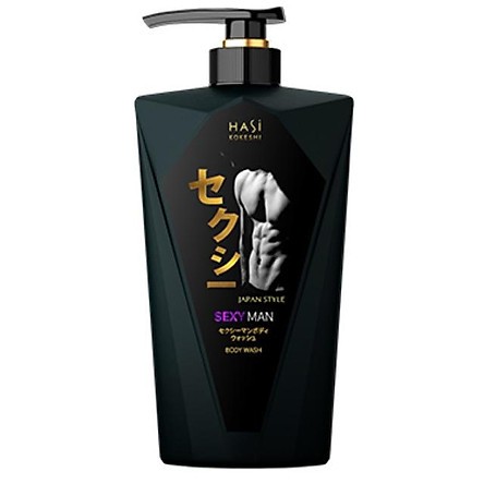 Sữa tắm nước hoa nam Hasi Kokeshi Sexy Man Body Wash dạng Gel 380g - 550g