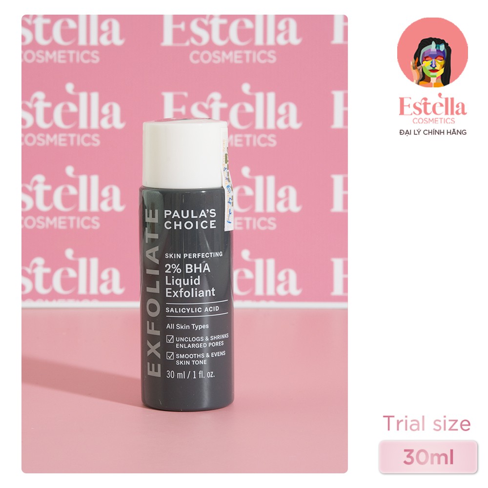 Minisize - Tẩy Tế Bào Chết Hóa Học Paula's Choice Skin Perfecting 2% BHA Liquid Exfoliant 30ml