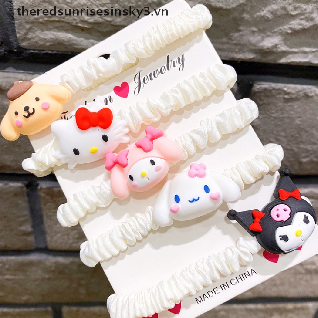 Dây Cột Tóc Đôi Kulomi Hoạt Hình Yugui Dễ Thương