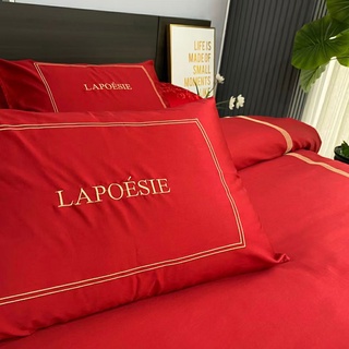 Bộ 4 Món Chăn Ga Gối Lụa LAPOESIE Cao Cấp