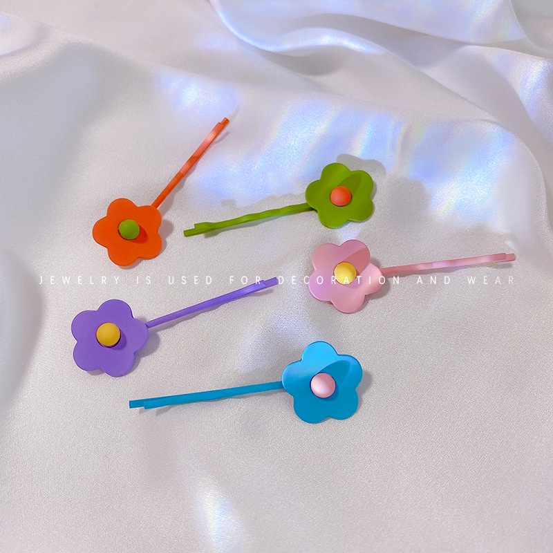 (0625) Cặp Tóc Bông Hoa Nhỏ Nhắn Ngọt Ngào Dễ Thương