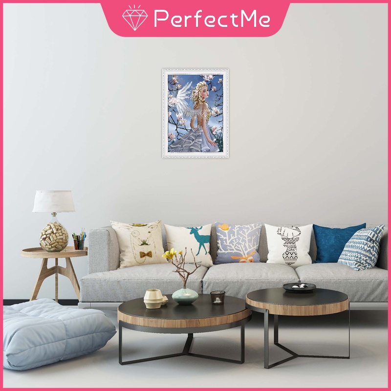 Bộ tranh đính đá tự làm hiệu ứng nghệ thuật 30X40CM trang trí nội thất