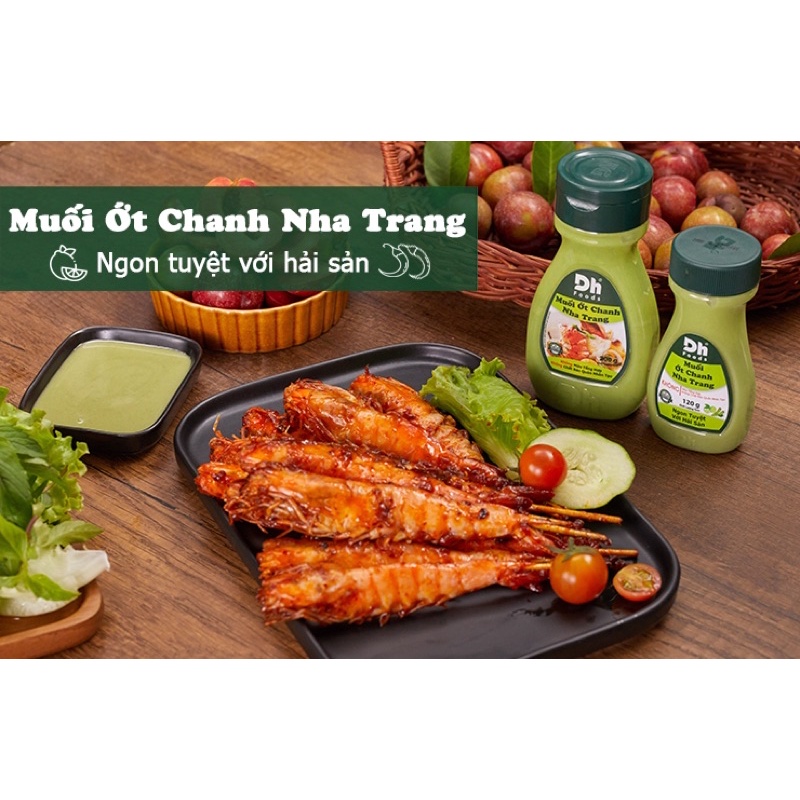 Muối ớt chanh Nha Trang Dh Foods 120g