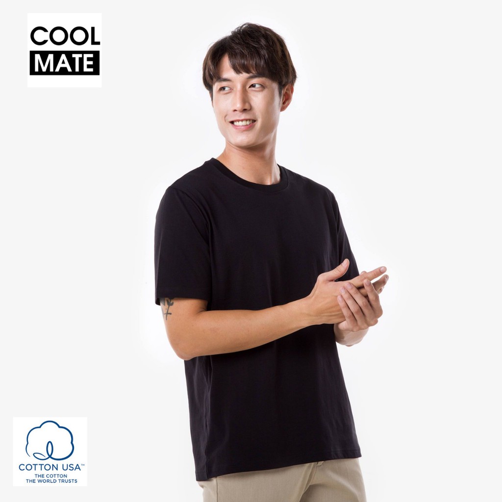 Áo thun nam 100% Cotton USA Essential Tee thương hiệu Coolmate