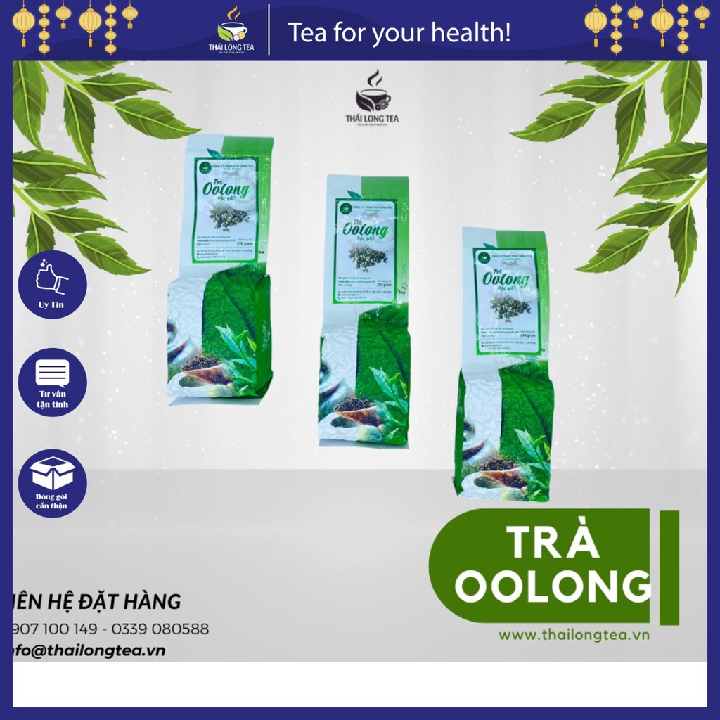 Trà Thái Long Tea - Trà OOlong - Loại Đặc Biệt/Gói 250Gram