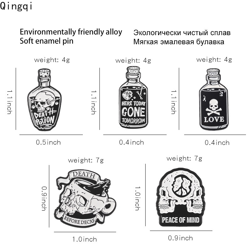 Ghim cài áo Miss Zoe hình bình nước độc đáo trang trí thời trang