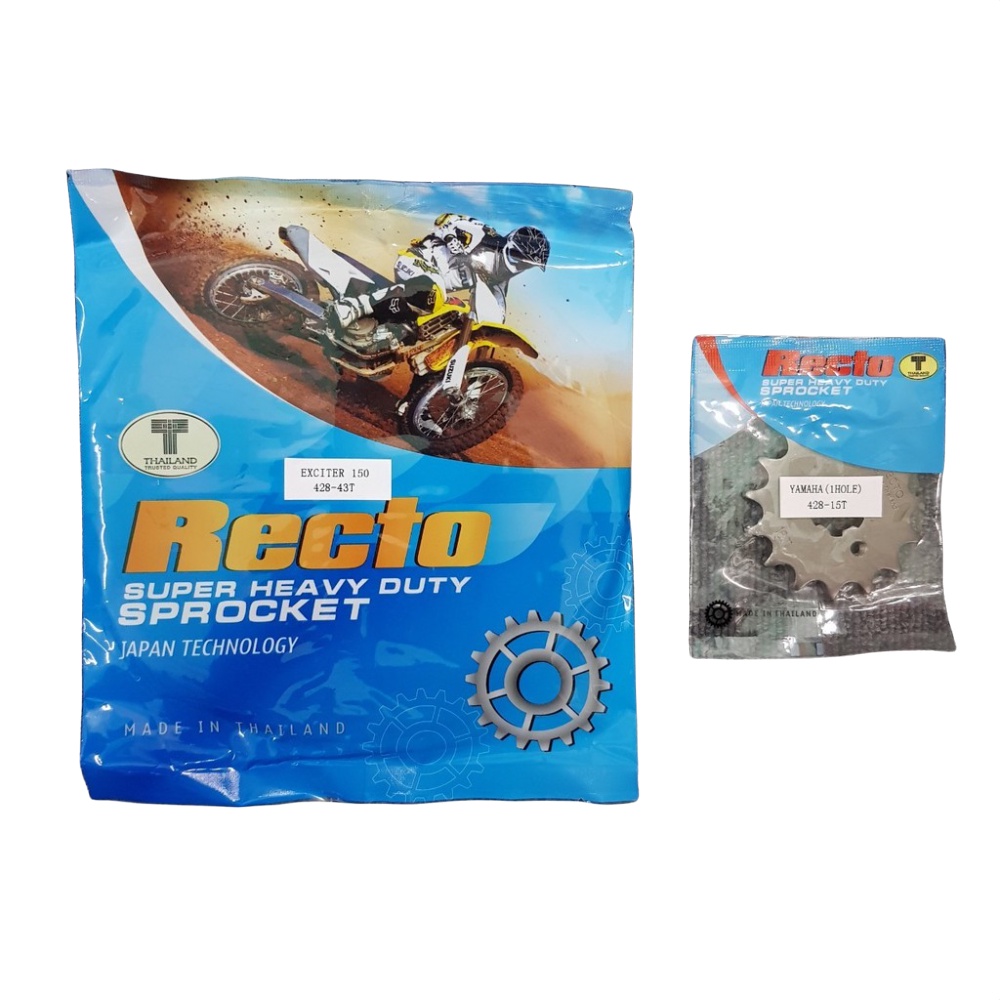 Combo Recto Nhông 15 Dĩa 43 cho Exciter 150