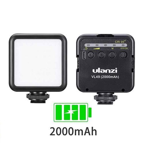 Đèn LED Ulanzi VL49 cho máy ảnh, điện thoại và gopro.
