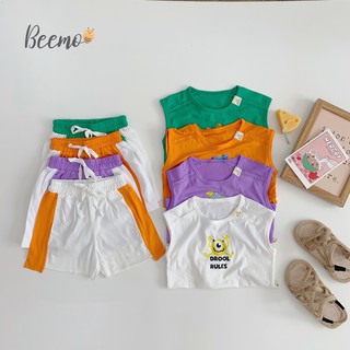 Set trang phục bé trai/bé gái in hình hoạt hình đáng yêu Beemo 21B037