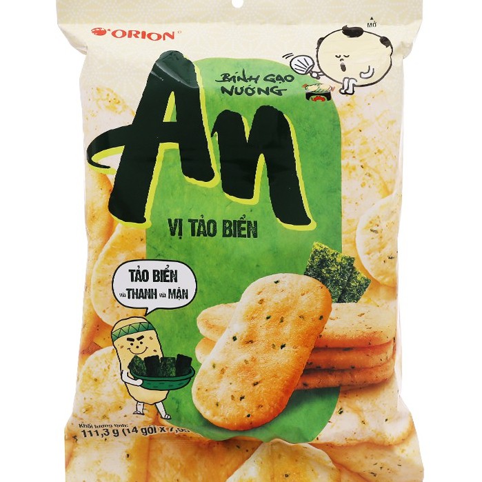 Bánh Gạo Nướng An Orion Vị Tảo Biển 111.3gr / 179.9gr