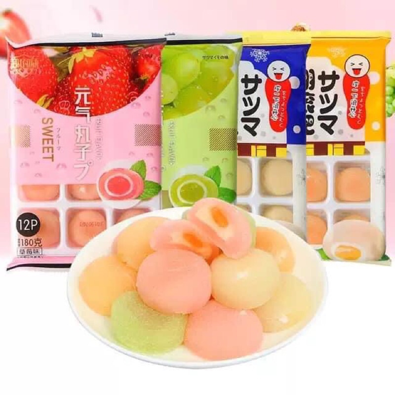 [Mã 267FMCGSALE giảm 8% đơn 500K] [ Đủ 10 Vị ] Bánh Mochi Nhân Trái Cây 180g | BigBuy360 - bigbuy360.vn