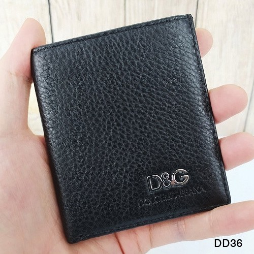 [DA BÒ THẬT 100%] Ví da nam D&G dáng đứng DD36