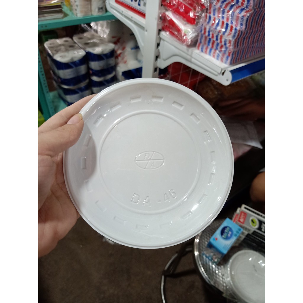 Đĩa nhựa mỏng dùng một lần 14CM (50 cái)