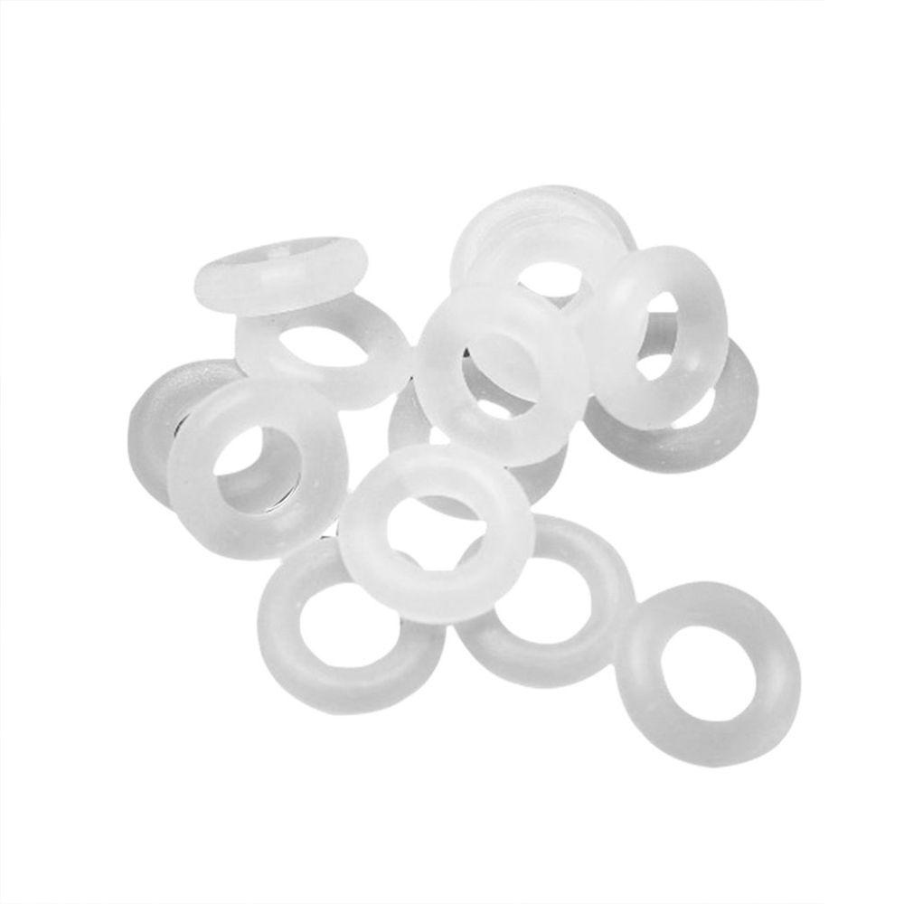 QUINTON 1000pcs/bag Rubber O Seal Ring Rubber Keyboard Switch Dampeners Keycap O Ring Damping Replace Part White Noise Reduction Replacement Keyboards Accessories Mute Ring/Multicolor
