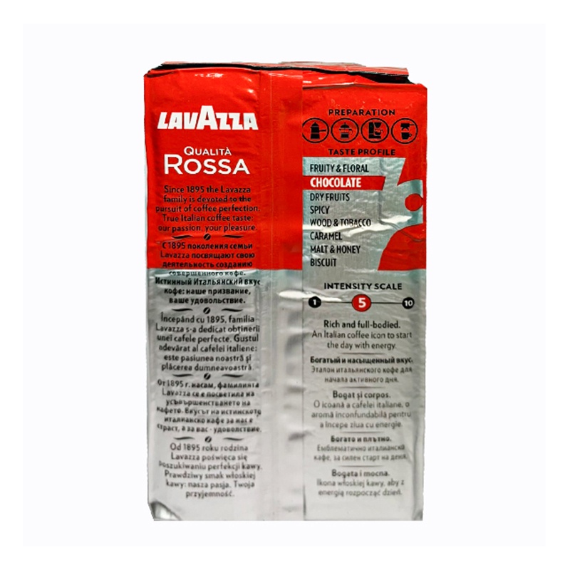 [HÀNG CHÍNH HÃNG] Cà Phê Qualità Rossa LAVAZZA - CÀ PHÊ BỘT (Gói 250g) | BigBuy360 - bigbuy360.vn