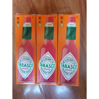 Combo 3 chai Sốt ớt đỏ hiệu Tabasco 60ml