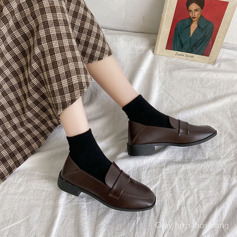 Vintage Style Soft Leather Lazy Shoes Size 35-43 Code 41 For Women