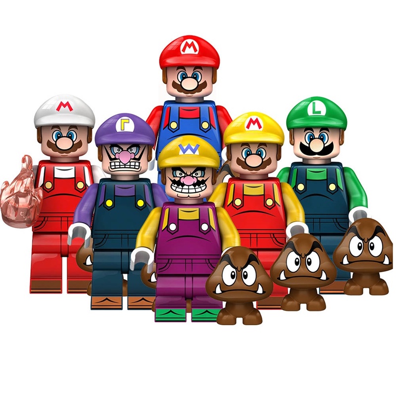 Mô hình đồ chơi hình nhân vật Super Mario độc đáo dùng làm quà tặng bé