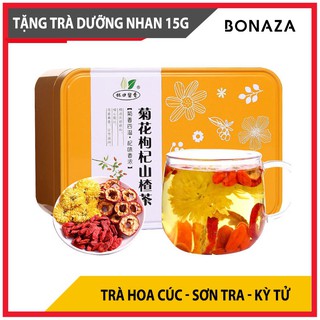 HỘP TRÀ HOA CÚC - SƠN TRA - KỲ TỬ