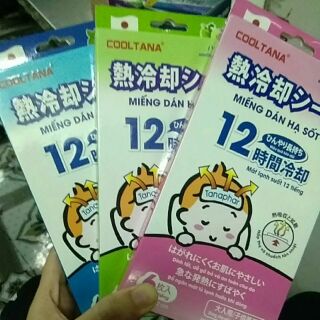 Miếng dán hạ sốt COOL TANA,HAYACHI ( hộp 6miếng )