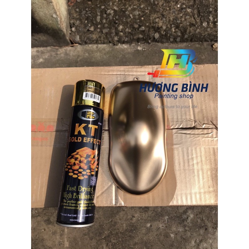 Sơn xịt Bosny giả vàng ánh đỏ - B181