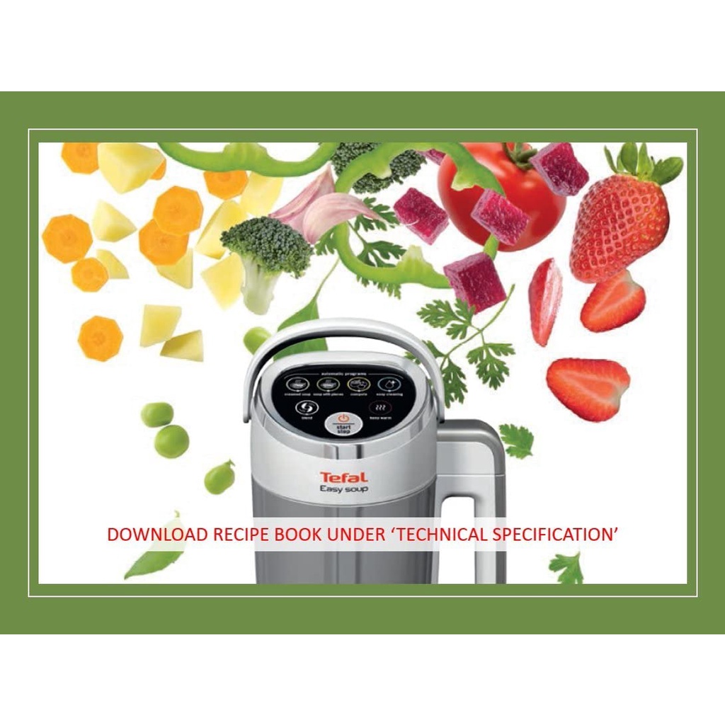 Máy nấu soup, làm sữa hạt Tefal Easy Soup BL841140 1000W 1,2 lít