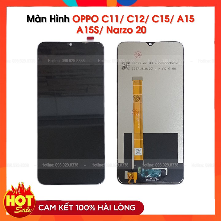 Màn Hình OPPO Realme C11 / C12 / C15 / A15 / A15S / NARZO 20 Full Bộ - Linh kiện chính hãng