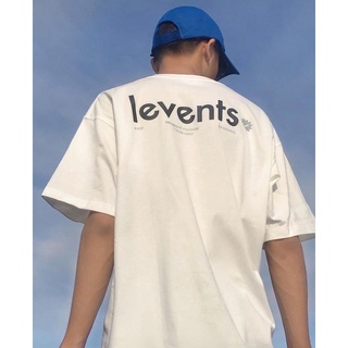TXY2 /Áo thun unisex Levents Popular Logo Nam nữ màu trắng Full tag!