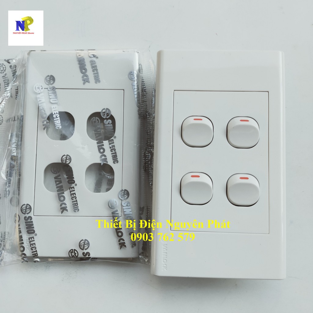 Mặt 4 Công Tắc Dòng S18